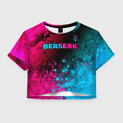 Женский топ Berserk - neon gradient: символ сверху