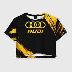 Женский топ Audi - gold gradient