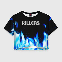 Женский топ The Killers blue fire