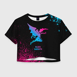 Женский топ Black Sabbath - neon gradient