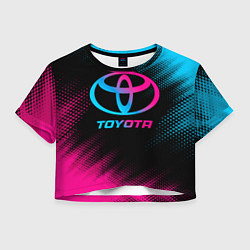 Женский топ Toyota - neon gradient