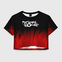 Женский топ My Chemical Romance red plasma