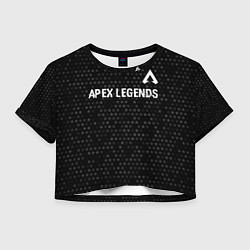 Женский топ Apex Legends glitch на темном фоне: символ сверху