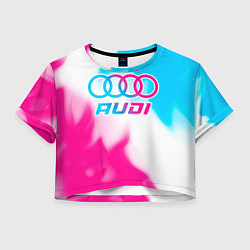 Женский топ Audi neon gradient style
