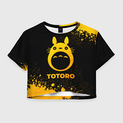 Женский топ Totoro - gold gradient