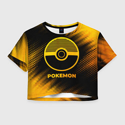 Женский топ Pokemon - gold gradient