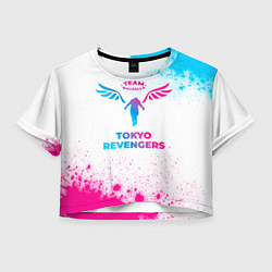 Женский топ Tokyo Revengers neon gradient style