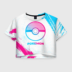 Женский топ Pokemon neon gradient style