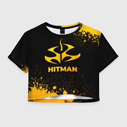 Женский топ Hitman - gold gradient