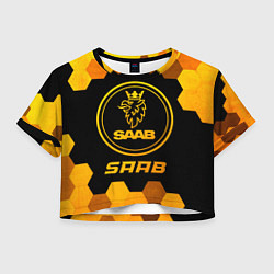 Женский топ Saab - gold gradient