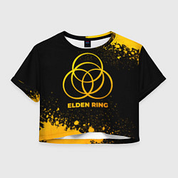 Женский топ Elden Ring - gold gradient
