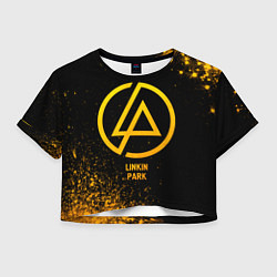 Женский топ Linkin Park - gold gradient