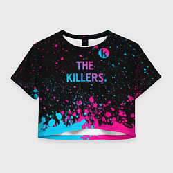 Женский топ The Killers - neon gradient посередине