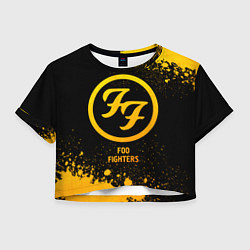 Женский топ Foo Fighters - gold gradient