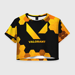 Женский топ Valorant - gold gradient