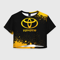 Женский топ Toyota - gold gradient