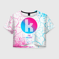 Женский топ The Killers neon gradient style