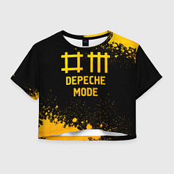 Женский топ Depeche Mode - gold gradient