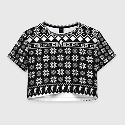 Женский топ CS GO christmas sweater