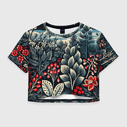 Женский топ Хрустальные рисунки