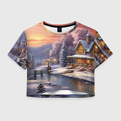 Женский топ Зима в городе