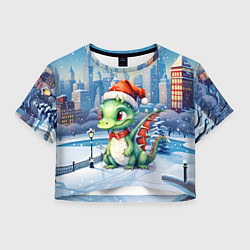 Женский топ Морозный дракон