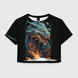 Женский топ Дракон ледяных замков 2024