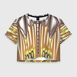 Женский топ Абстрактный рисунок по мотивам крыла бабочки