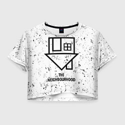 Женский топ The Neighbourhood glitch на светлом фоне