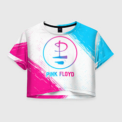 Женский топ Pink Floyd neon gradient style