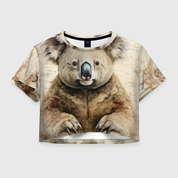 Женский топ Коала в стиле диаграмм Давинчи