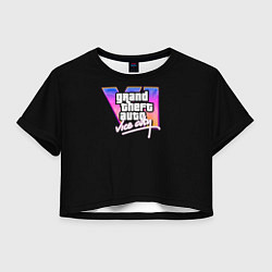 Женский топ Gta 6 vice city logo