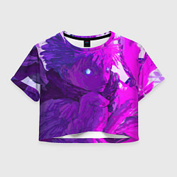 Женский топ Годжо произносит заклинание