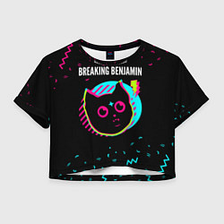 Женский топ Breaking Benjamin - rock star cat