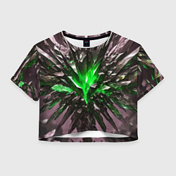 Женский топ Драгоценный камень зелёный