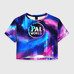 Женский топ Palworld неоновый космос