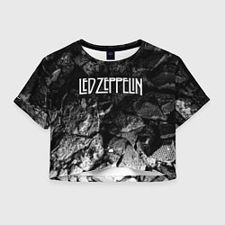 Женский топ Led Zeppelin black graphite