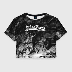 Женский топ Judas Priest black graphite