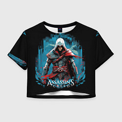 Женский топ Assassins creed холодный фон