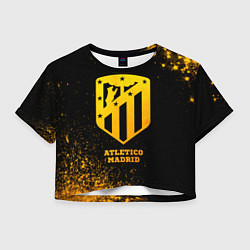 Женский топ Atletico Madrid - gold gradient