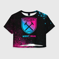 Женский топ West Ham - neon gradient