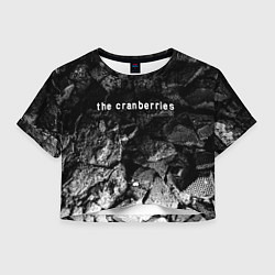 Женский топ The Cranberries black graphite