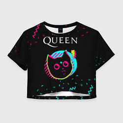 Женский топ Queen - rock star cat