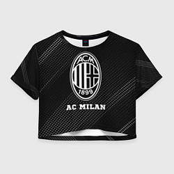 Женский топ AC Milan sport на темном фоне