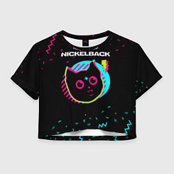 Женский топ Nickelback - rock star cat
