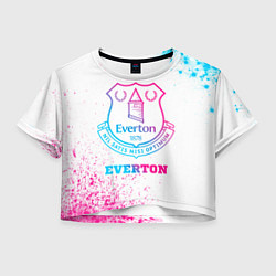 Женский топ Everton neon gradient style