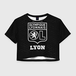Женский топ Lyon sport на темном фоне