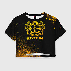 Женский топ Bayer 04 - gold gradient