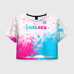 Женский топ Chelsea neon gradient style посередине