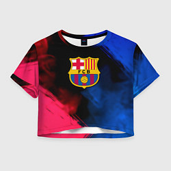 Женский топ Barcelona fc club gradient smoke